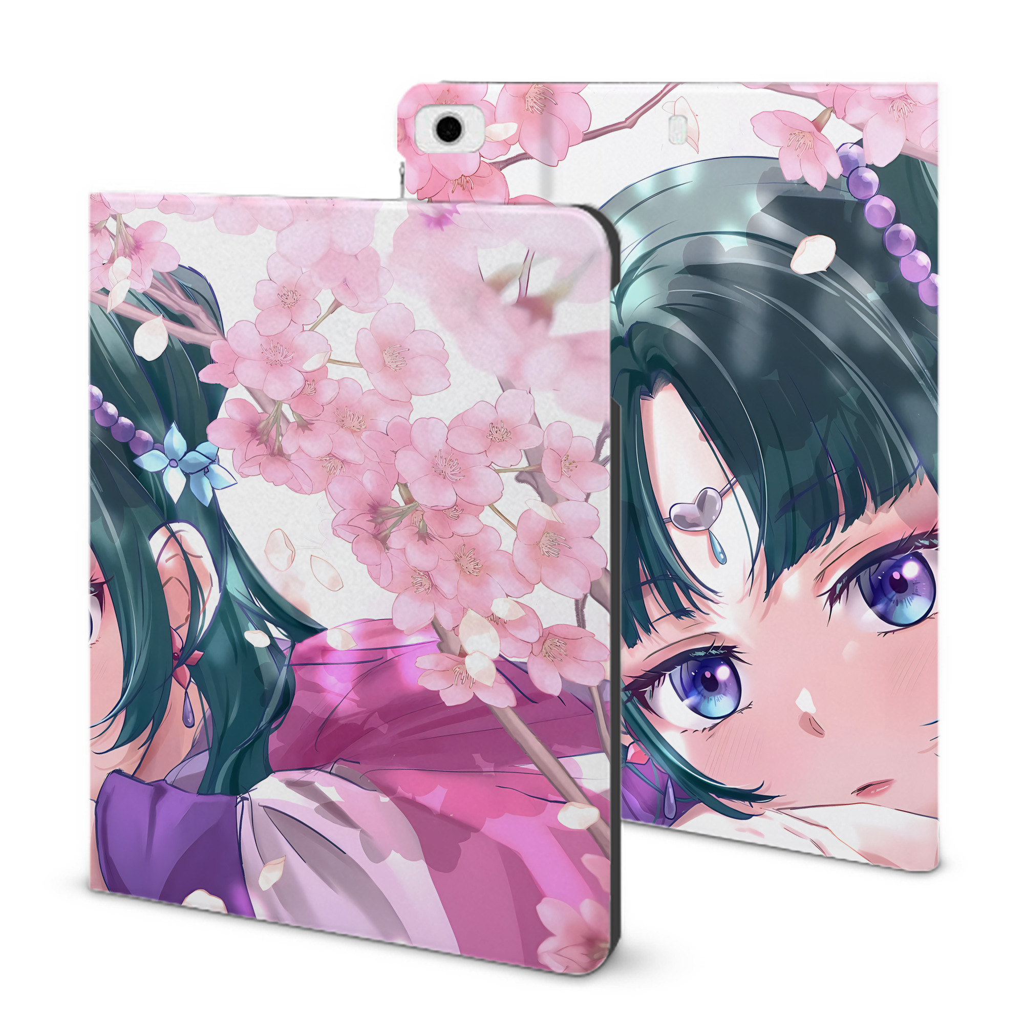 （画像用） 薬屋のひとりごと The Apothecary Diaries IPad ケース ブック型 PUレザー TPU 耐衝撃 軽量 薄型 ペン収納なし 全面保護 IPad 各モデル対応